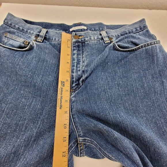 Jones Sport Jeans Women's 16 Blue Bootcut Stretch High Waist Pockets - Picture 7 of 10